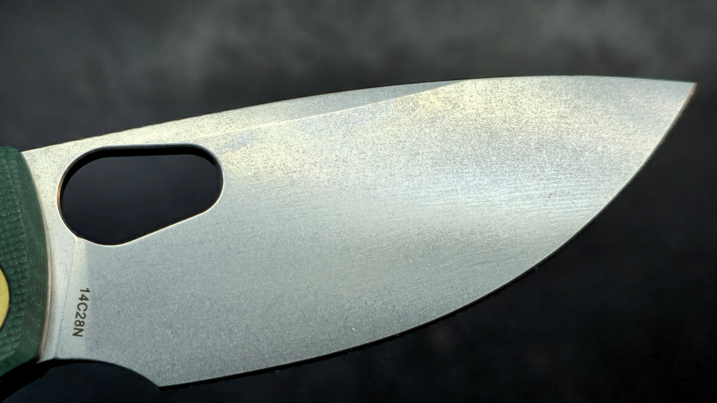 Vosteed Porcupine - Top Liner Lock G10 Handle 2.99" 14C28N Blade
