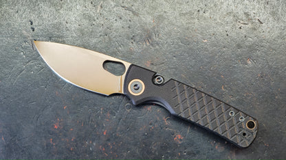 Vosteed Porcupine - Top Liner Lock G10 Handle 2.99" 14C28N Copper Dune Blade (Copy)