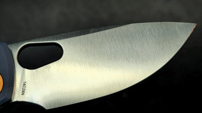 Vosteed Porcupine - Top Liner Lock G10 Handle 2.99" 14C28N Satin Blade