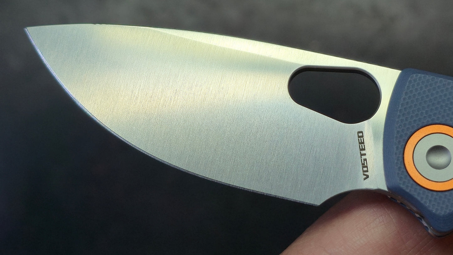 Vosteed Porcupine - Top Liner Lock G10 Handle 2.99" 14C28N Satin Blade