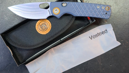 Vosteed Porcupine - Top Liner Lock G10 Handle 2.99" 14C28N Satin Blade