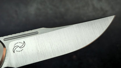 Reate Remedy Beadblast Titanium Handle Elmax Blade