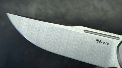 Reate Remedy Beadblast Titanium Handle Elmax Blade