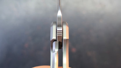 Reate Remedy Beadblast Titanium Handle Elmax Blade