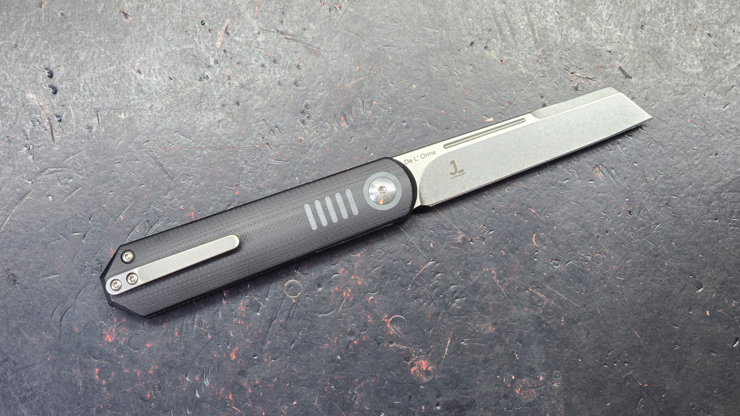 Kizer De L'Orme Black G-10 CPM 20CV Blade