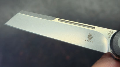 Kizer De L'Orme Black G-10 CPM 20CV Blade