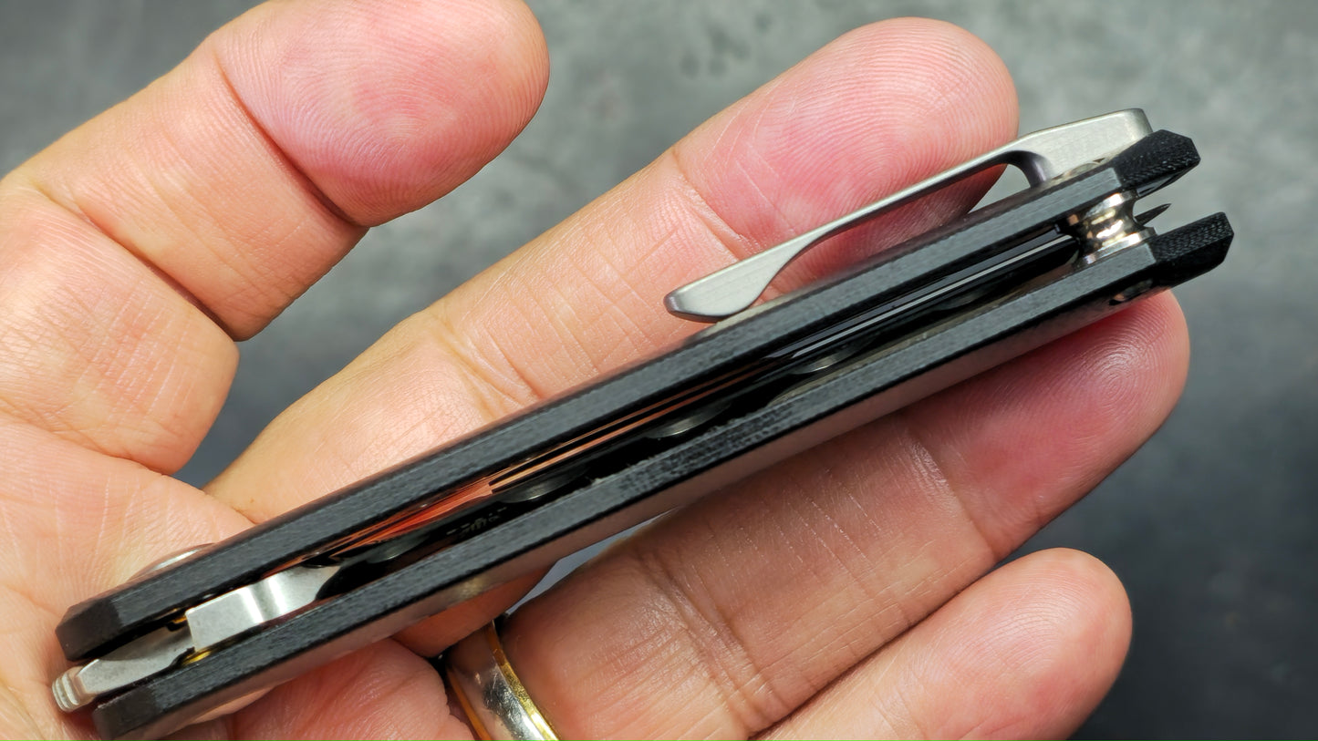 Kizer De L'Orme Black G-10 CPM 20CV Blade