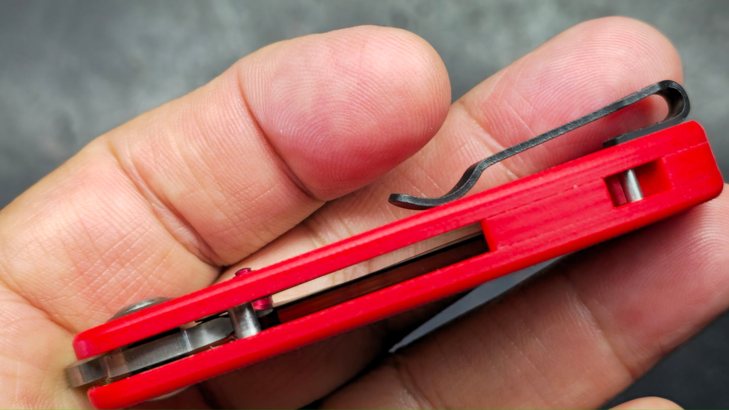 CJRB Maileah (SWAGGS) Red G10 Handle AR-RPM9 Blade