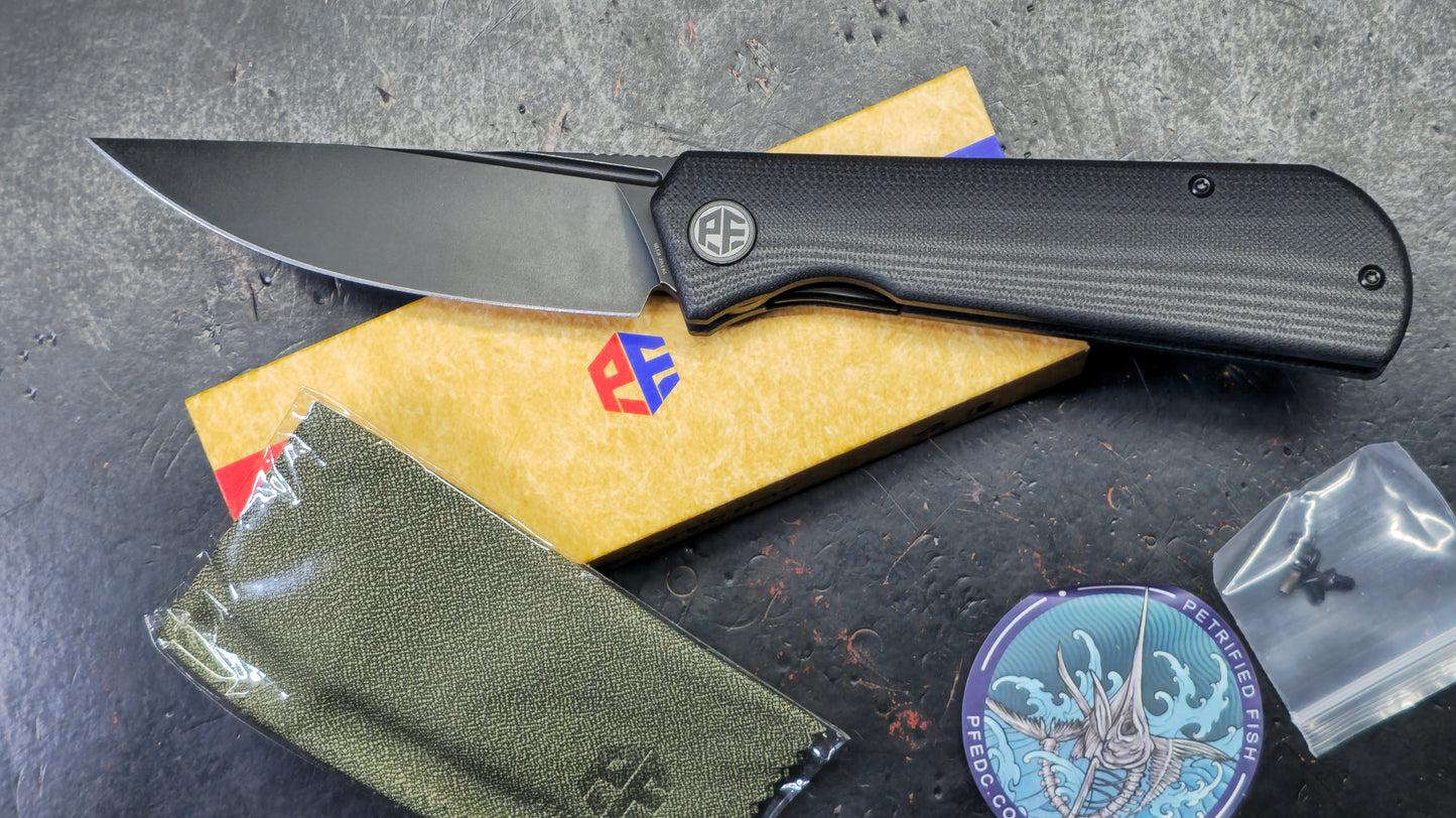 Petrified Fish P07-DDW G10 Handle K110 Blade