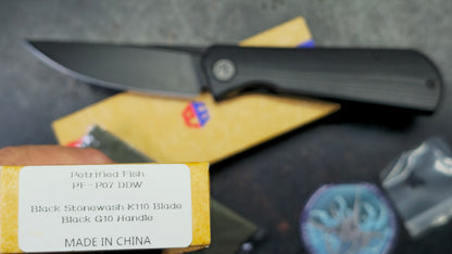 Petrified Fish P07-DDW G10 Handle K110 Blade