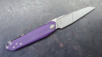 TWOSUN TS218 Purple G10 Handle N690 Blade
