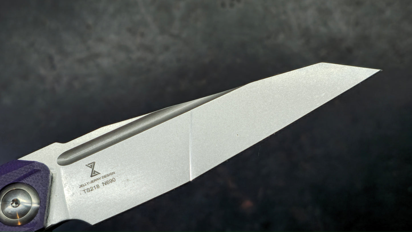 TWOSUN TS218 Purple G10 Handle N690 Blade