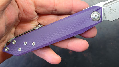 TWOSUN TS218 Purple G10 Handle N690 Blade