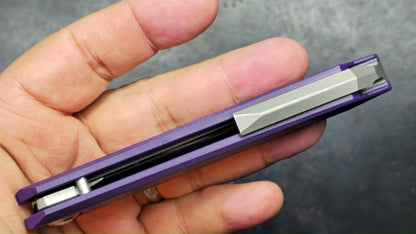 TWOSUN TS218 Purple G10 Handle N690 Blade