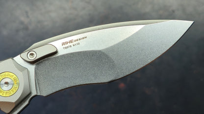TwoSun TS578 Titanium/Carbon Fiber Handle K110 Blade