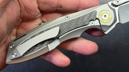 TwoSun TS578 Titanium/Carbon Fiber Handle K110 Blade