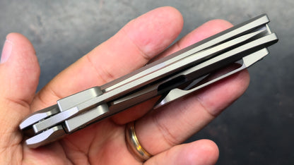 TwoSun TS578 Titanium/Carbon Fiber Handle K110 Blade