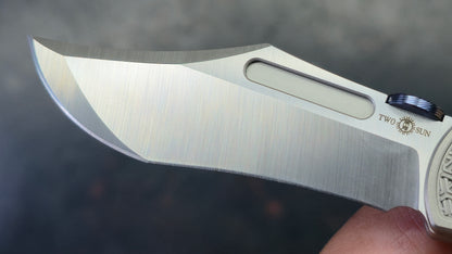 TwoSun TS643 Titanium Handle M390 Blade