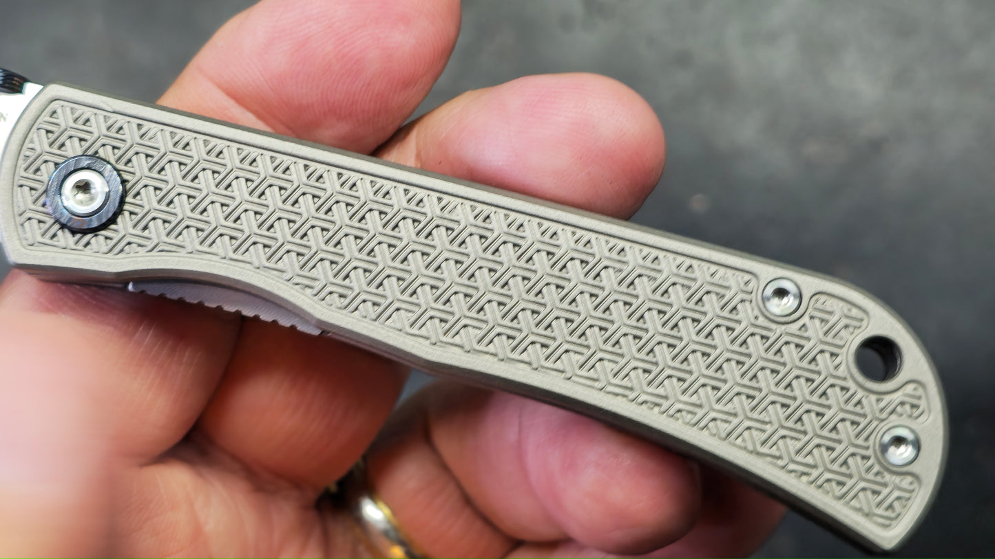 TwoSun TS643 Titanium Handle M390 Blade