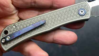 TwoSun TS643 Titanium Handle M390 Blade