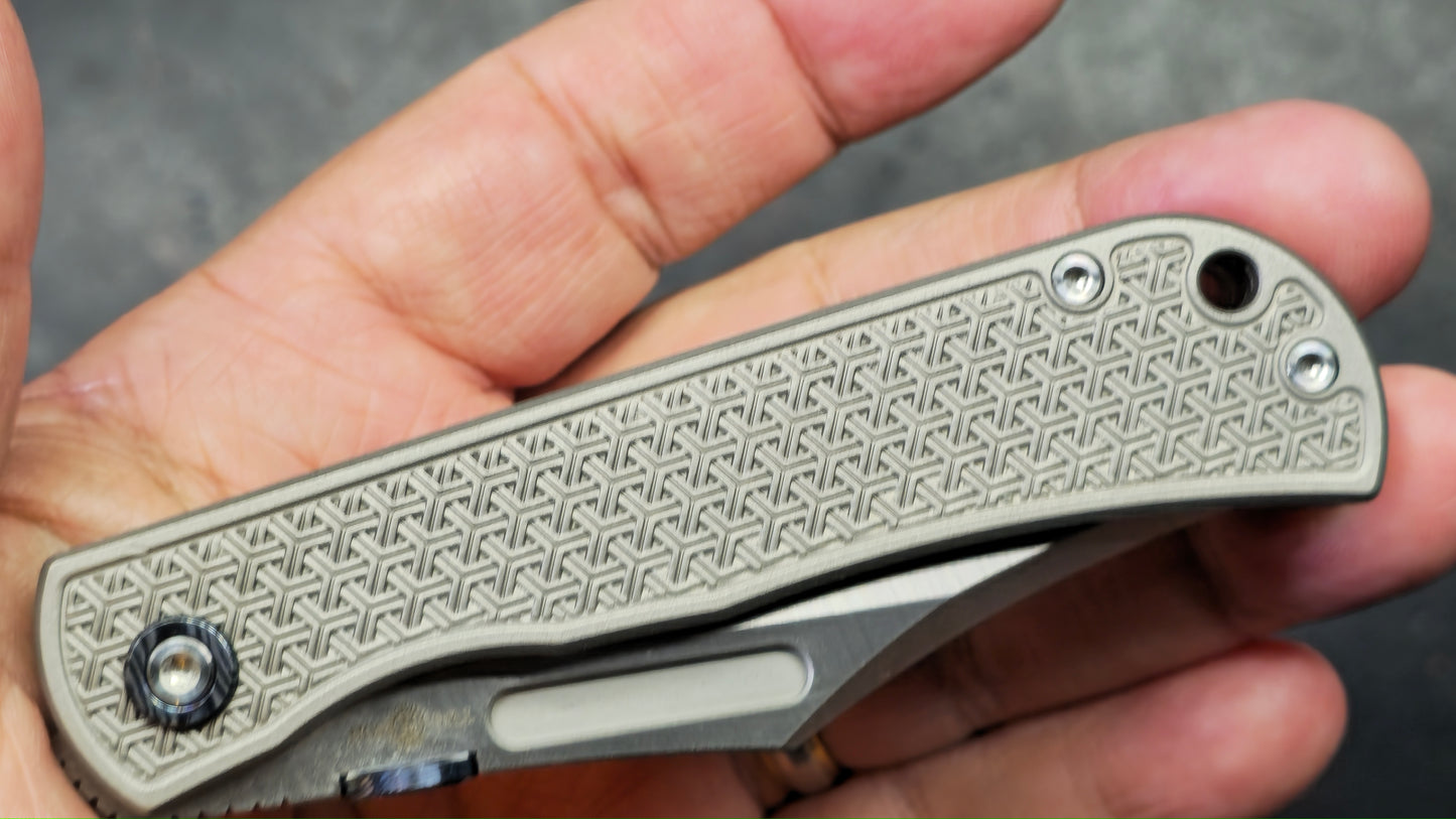 TwoSun TS643 Titanium Handle M390 Blade