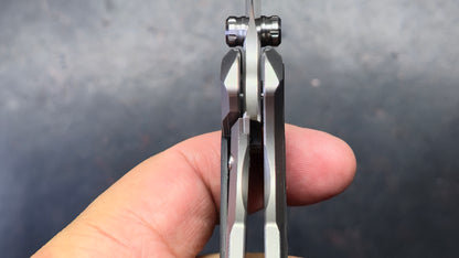 TwoSun TS595 Titanium/Carbon Fiber Handle K110 Blade