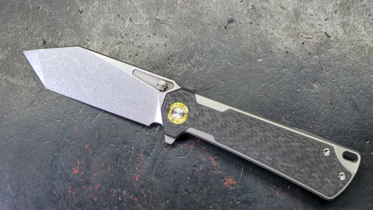 TwoSun TS524 Titanium/Carbon Fiber Handle K110 Blade