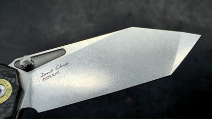 TwoSun TS524 Titanium/Carbon Fiber Handle K110 Blade