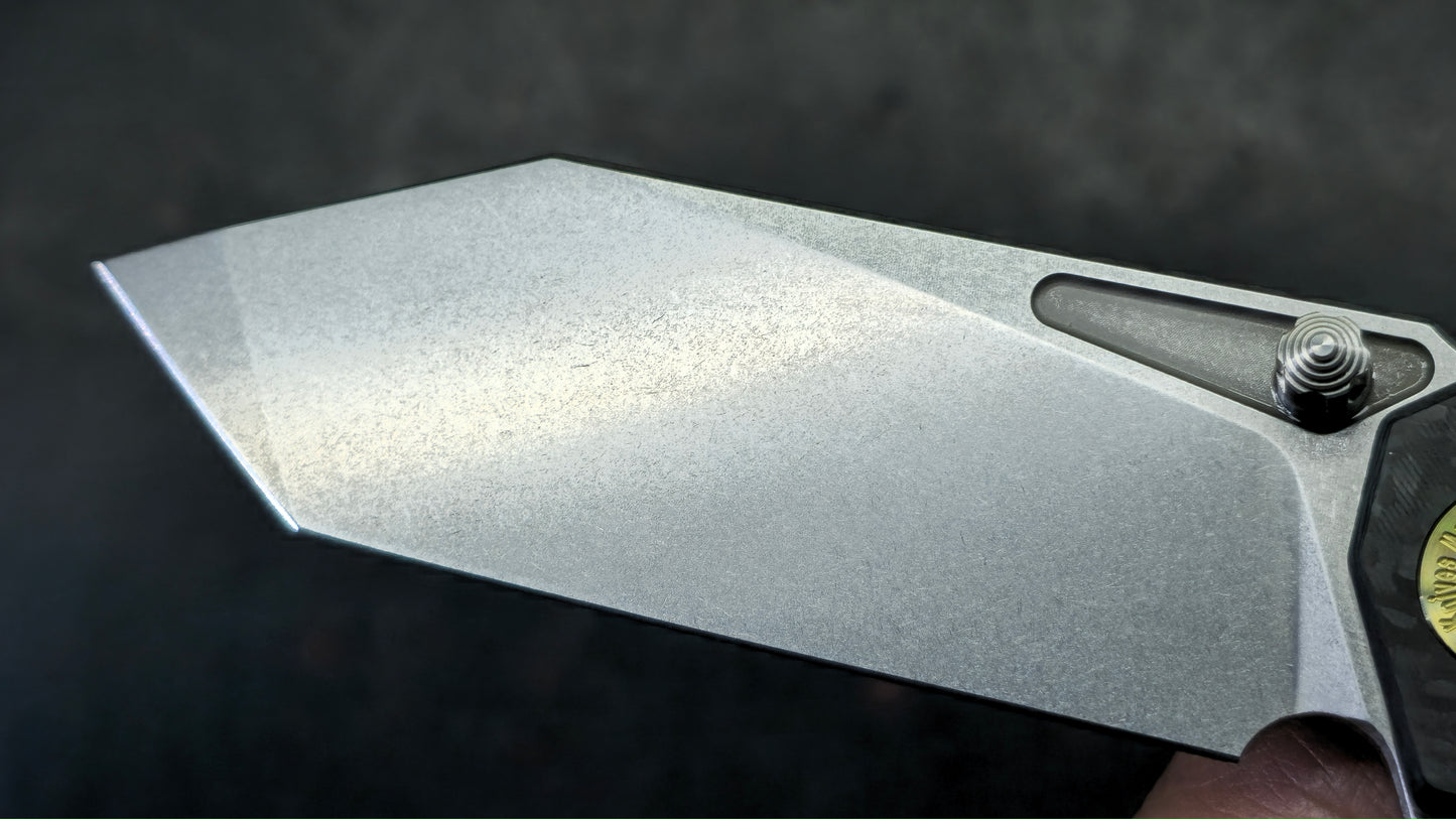 TwoSun TS524 Titanium/Carbon Fiber Handle K110 Blade