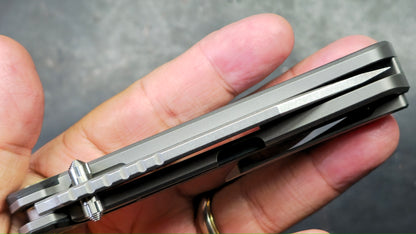 TwoSun TS524 Titanium/Carbon Fiber Handle K110 Blade