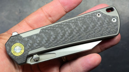 TwoSun TS524 Titanium/Carbon Fiber Handle K110 Blade