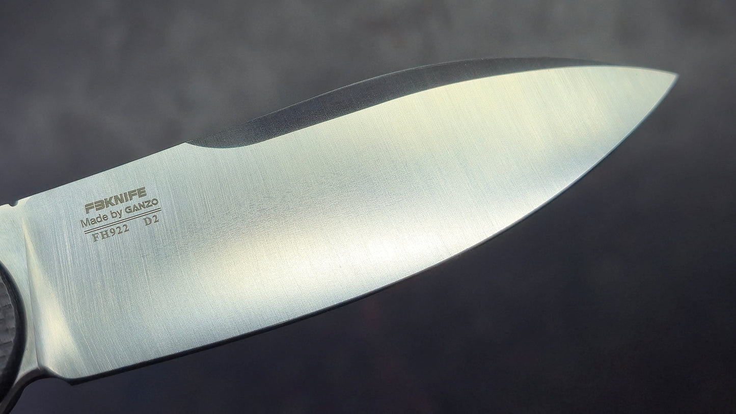 GANZO Firebird FH922 G10 Handle D2 Blade
