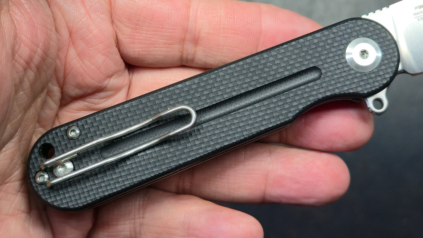 GANZO Firebird FH922 G10 Handle D2 Blade