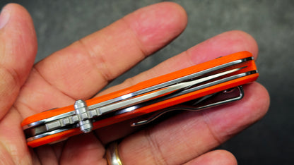 GANZO FH925 Button Lock G10 Handle D2 Blade