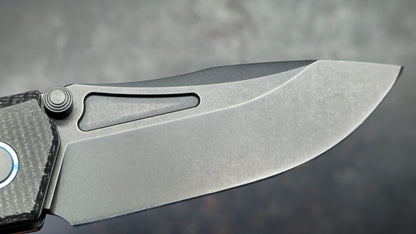 Remette Rhino Button Liner Lock Micarta Handle 14C28N Steel Blade