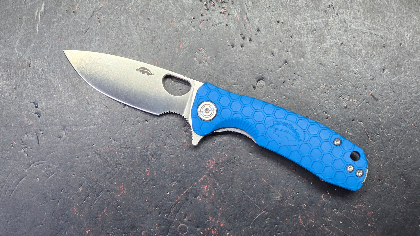 Honey Badger Small Drop Point Knife FRN Handle 8Cr13MoV Blade