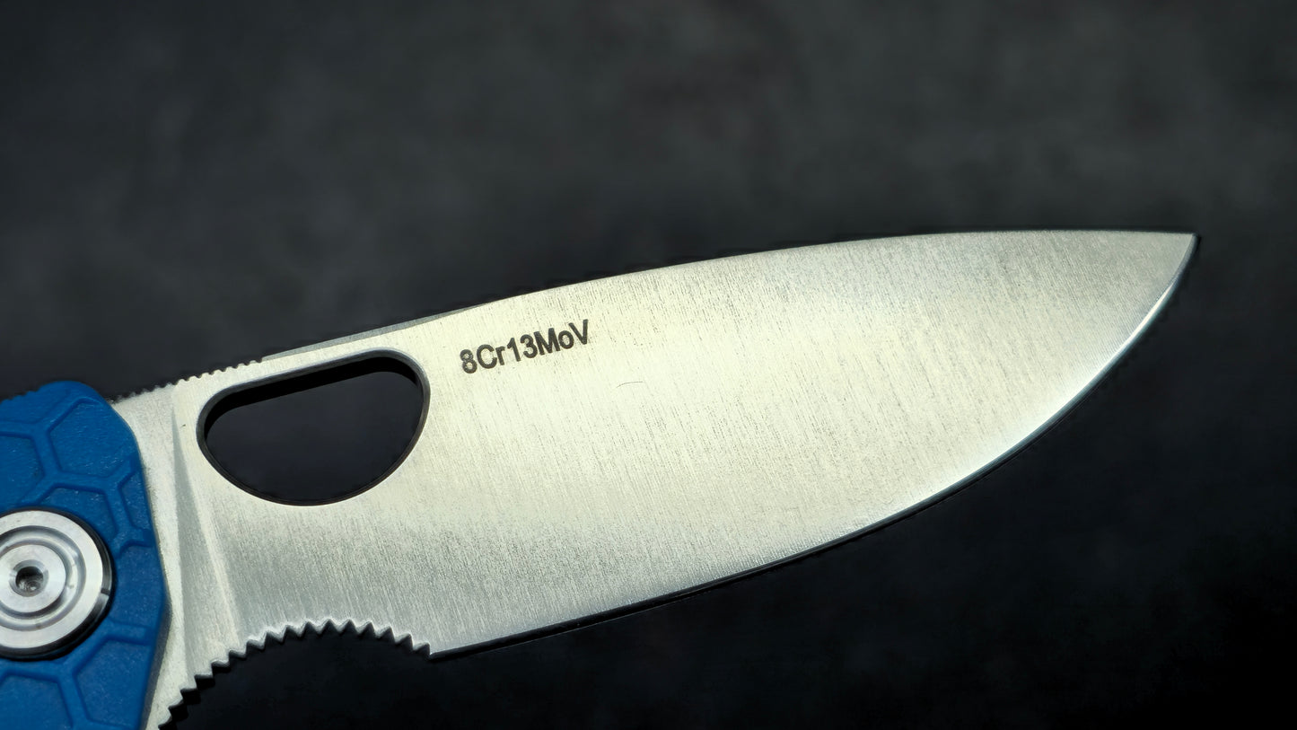 Honey Badger Small Drop Point Knife FRN Handle 8Cr13MoV Blade