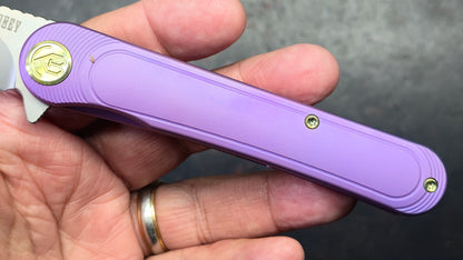 KB Knives Dandy Flipper Folding Knife Titanium Handle S90V