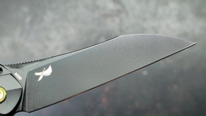 Kubey Barracuda Black Titanium M390 Blade