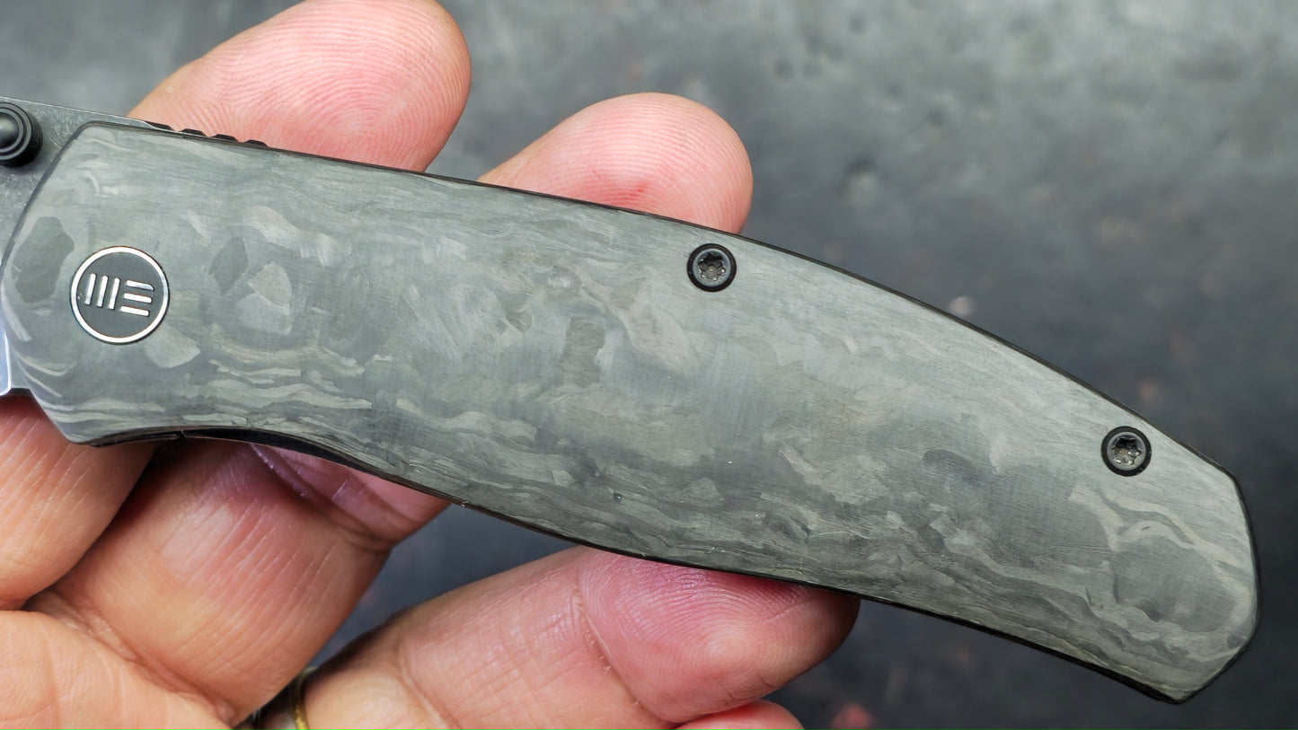 WeKnife WEKNIFE Esprit Titanium & Carbon Fiber Handle CPM 20CV Blade