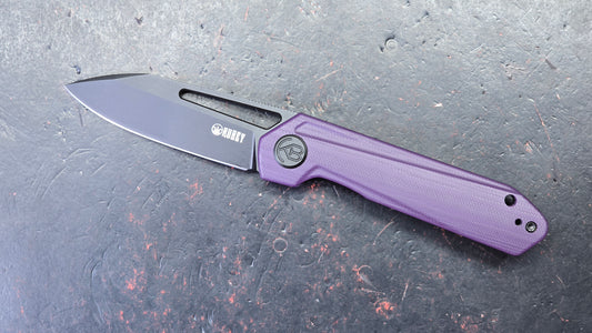 Kubey Royal KB321G Purple G10 Handle CPM S35VN Blade