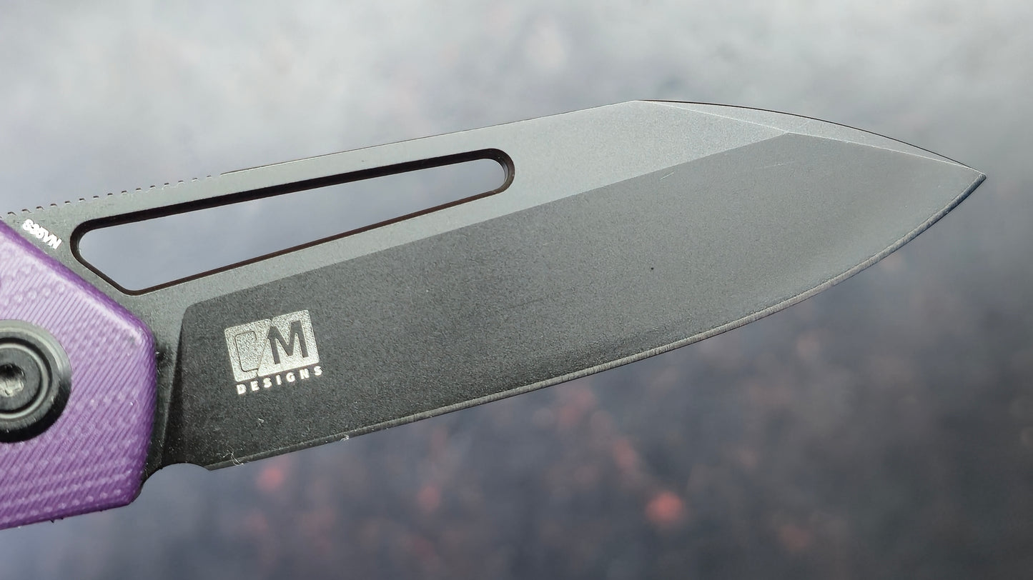 Kubey Royal KB321G Purple G10 Handle CPM S35VN Blade