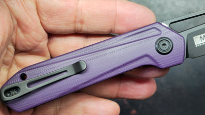 Kubey Royal KB321G Purple G10 Handle CPM S35VN Blade
