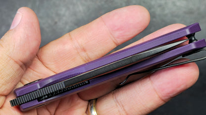 Kubey Royal KB321G Purple G10 Handle CPM S35VN Blade