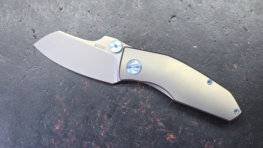 Kubey Monsterdog Titanium Handle M390 Blade