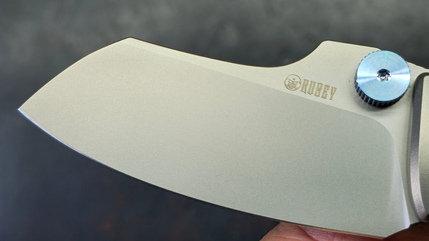 Kubey Monsterdog Titanium Handle M390 Blade