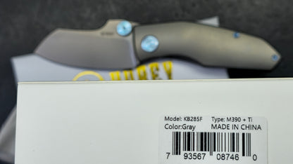 Kubey Monsterdog Titanium Handle M390 Blade