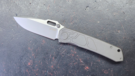 Kubey Blackout Titanium Handle M390 Blade