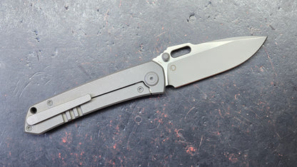 Kubey Blackout Titanium Handle M390 Blade