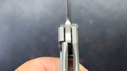 Kubey Blackout Titanium Handle M390 Blade